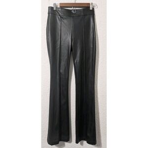 Loft Faux Leather Pants, Black, Size 0, Side Zipper